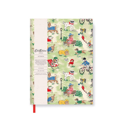 Cath Kidston Dogs In The Park Linen Notebook