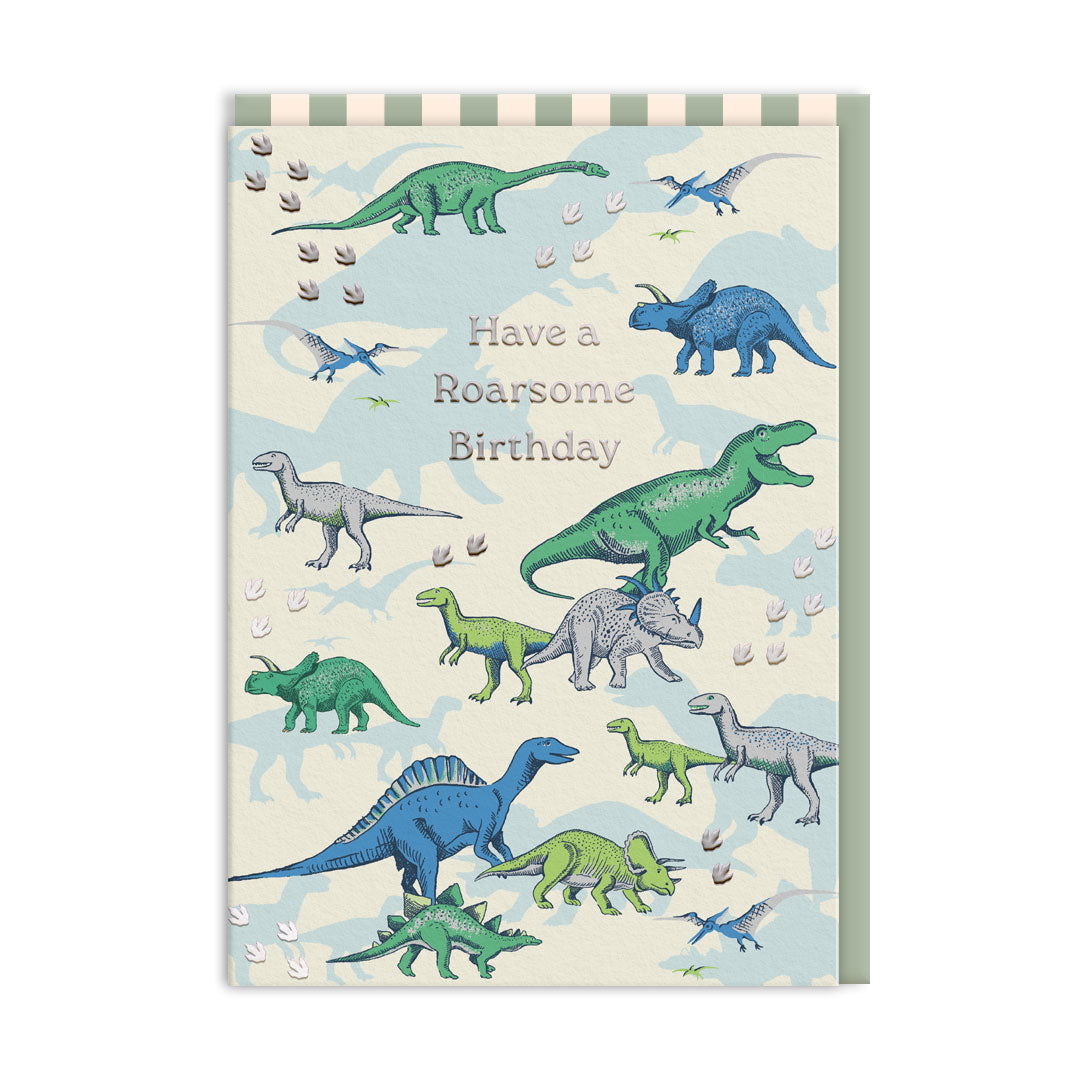 Roarsome Dinosaurs Birthday Card