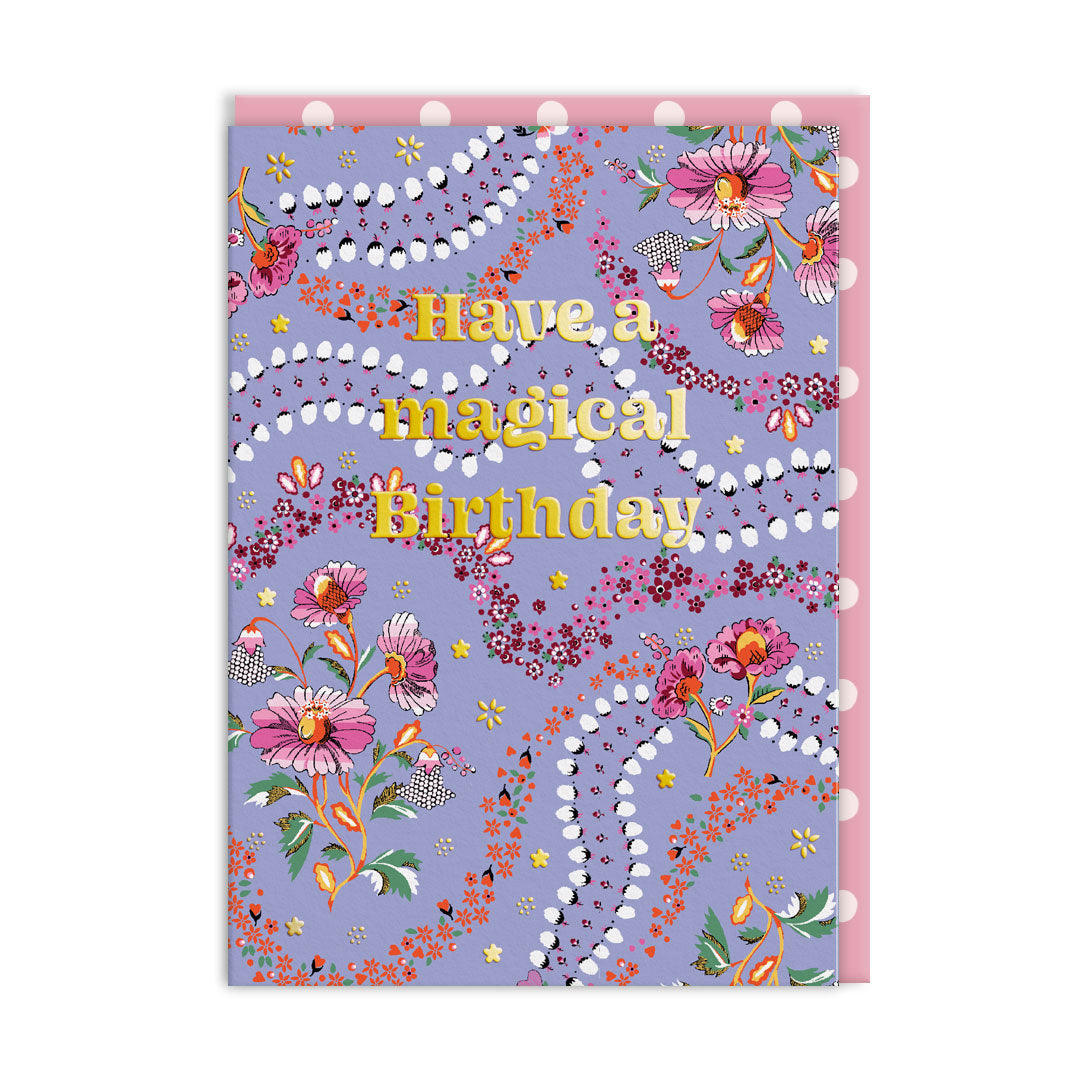 Affinity Flowers Magical Birthday Card