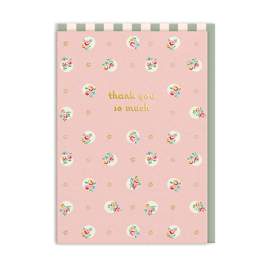 Polka Dot Thank You Card