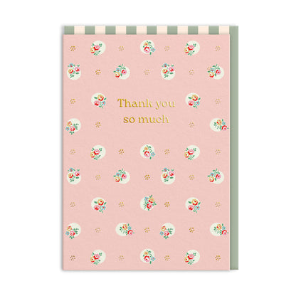 Polka Dot Thank You Card