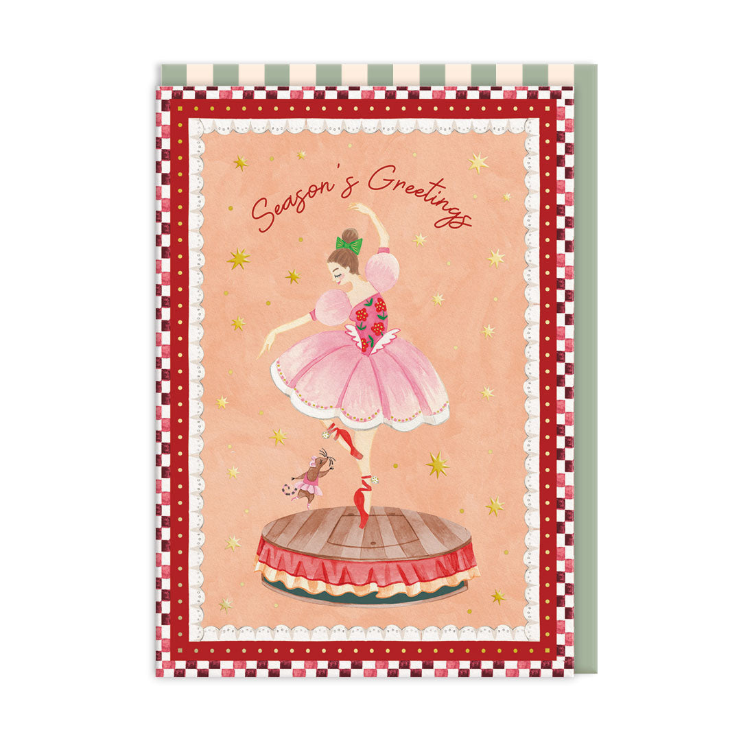 Nutcracker Ballernia Greeting Card