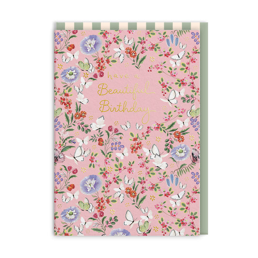 Butterfly Dance Beautiful Birthday Greeting Card