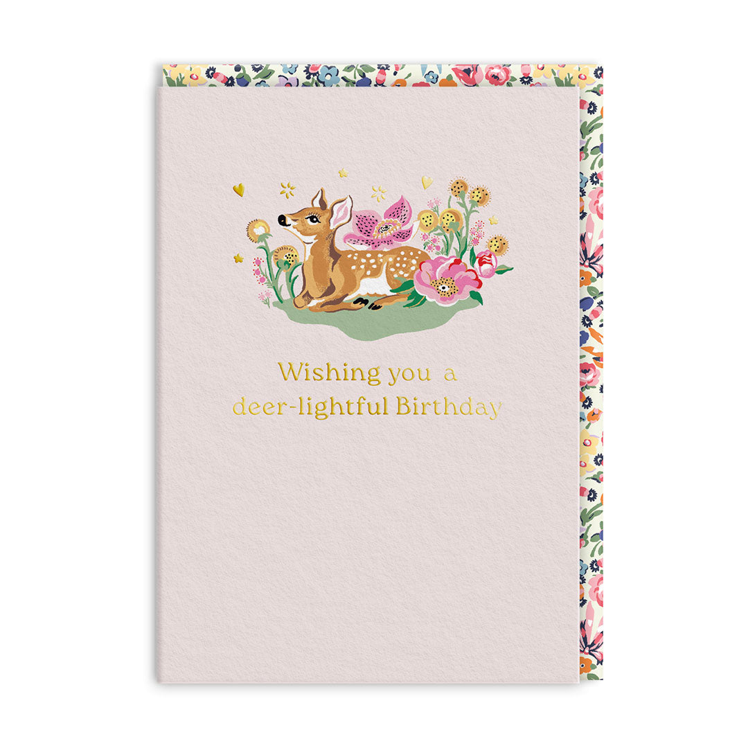 Deer-lightful Birthday Greeting Card