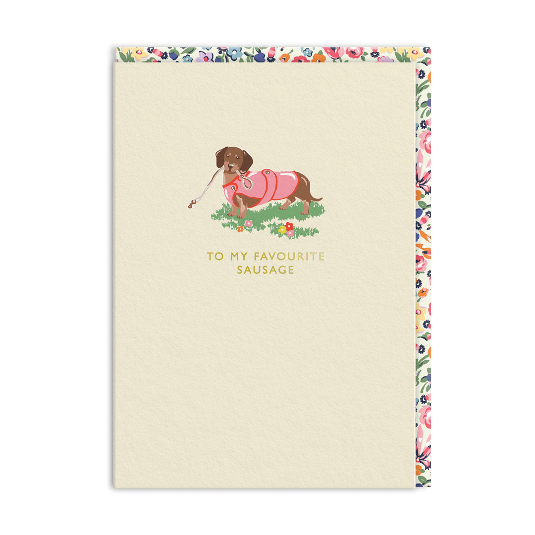 To My Favourite Sausage Greeting Card