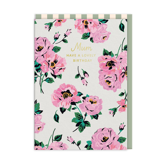 Floral Mum Greeting Card