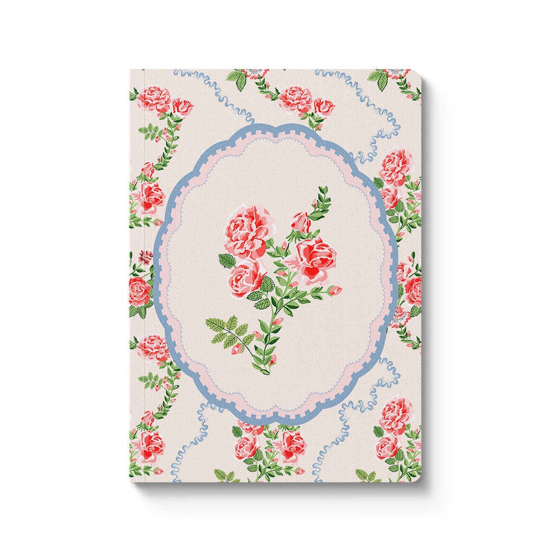 Rose Flutter Vignette A5 Premium Paperback Notebook – Ohh Deer