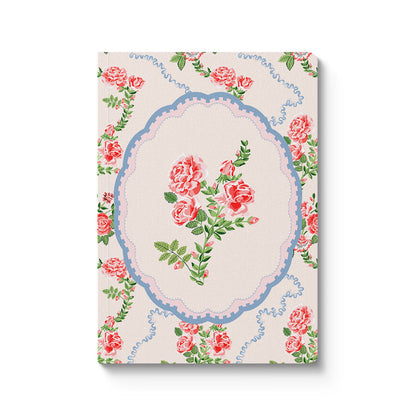 Rose Flutter Vignette A6 Premium Paperback Notebook