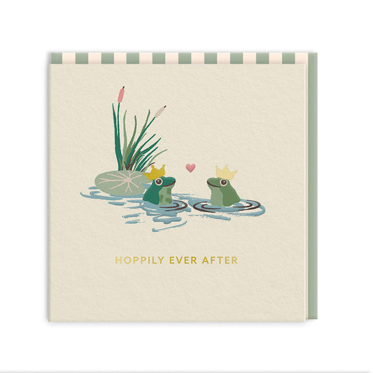 Wedding Congrats Mini Square Greeting Card