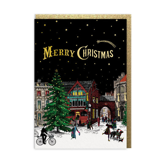 Christmas Village Greeting Card