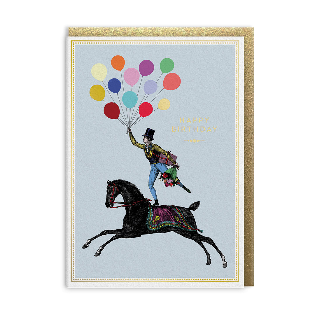 Happy Birthday Balloons Greeting Card