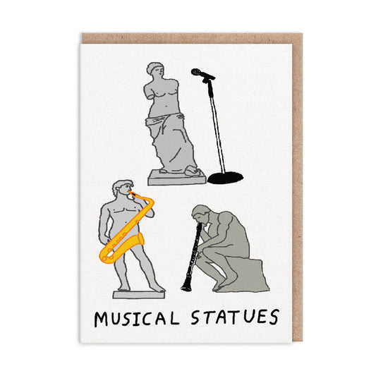 Musical Statues Greeting Card