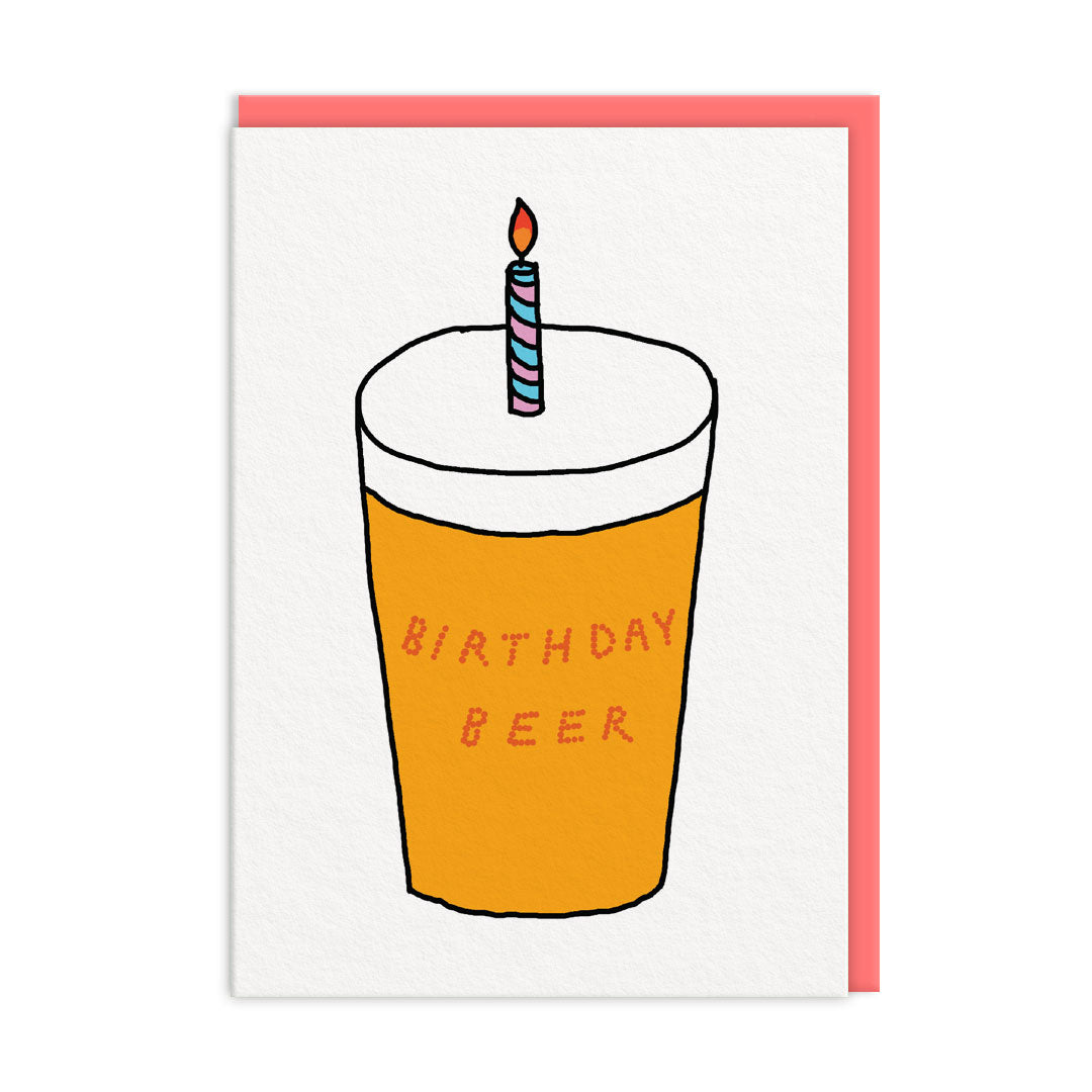 Birthday Beer Greeting Card