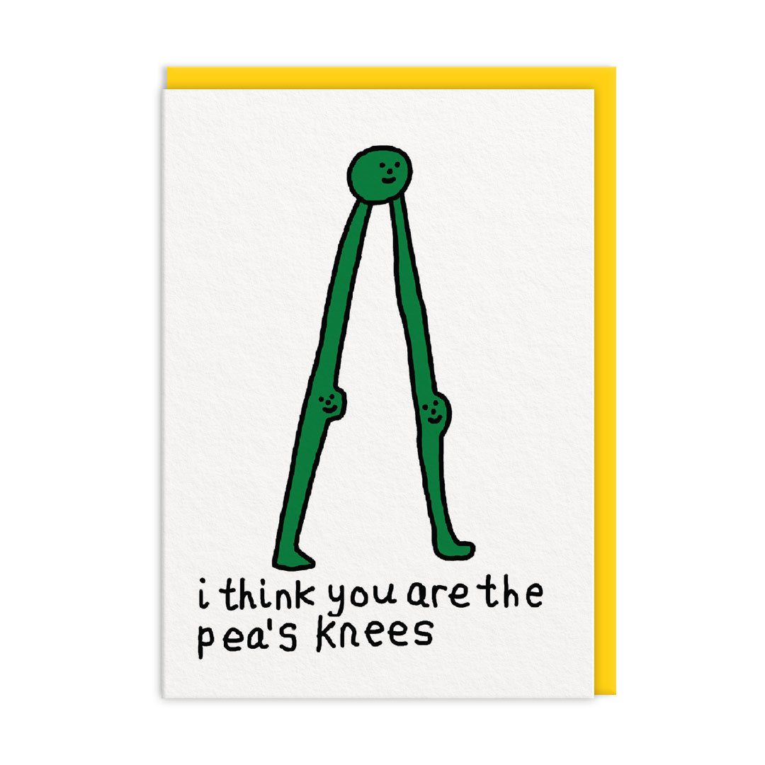 I Think You're The Peas Knees Card