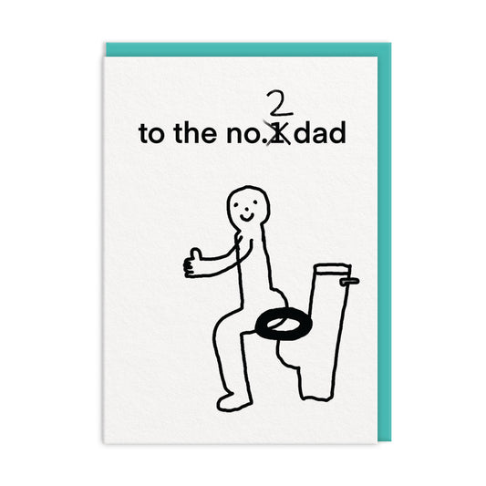 Dad No.2 Greeting Card