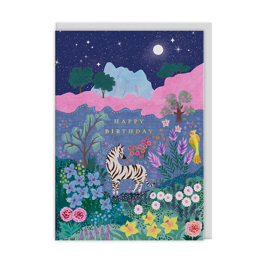 Moonlit Forest Greeting Card