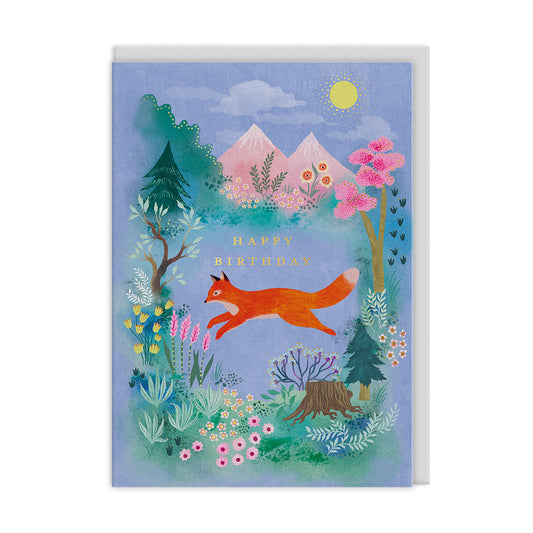 Mountain Fox Greeting Card