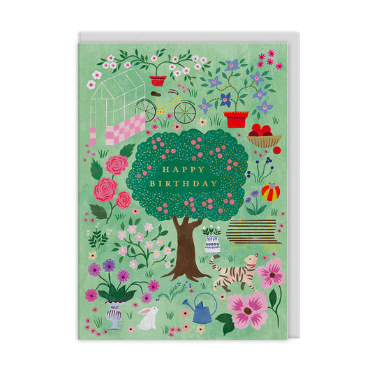 Cottage Garden Greeting Card