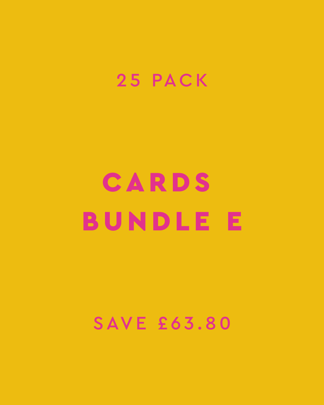Card Bundle E