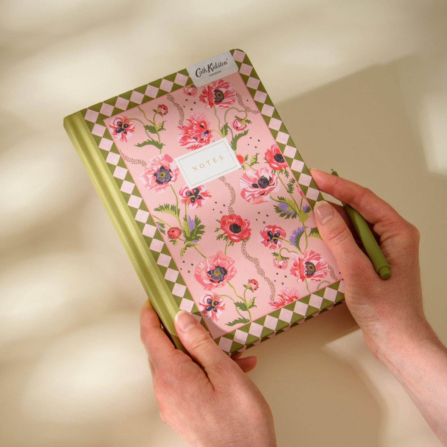 Pink Poppies B6 Hardback Notebook