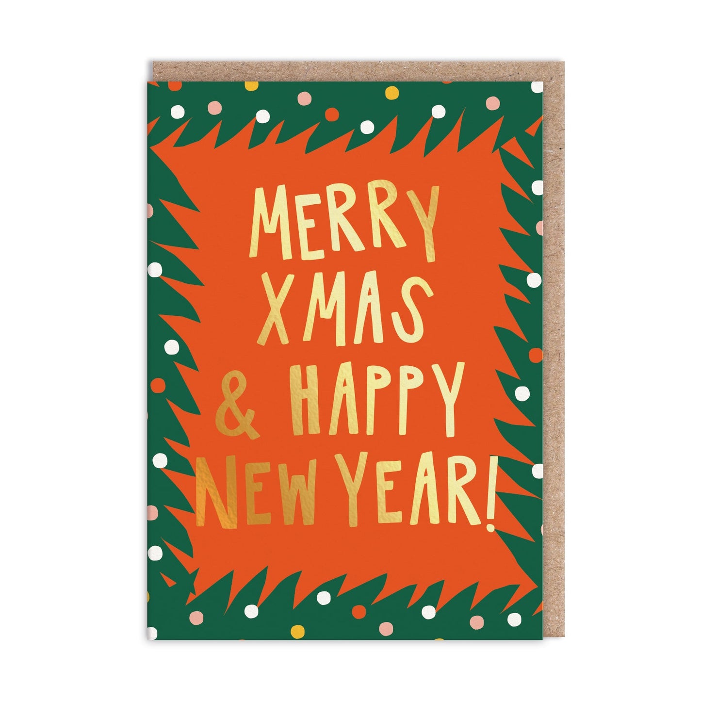 Pack of 6 Christmas Cards - Merry Xmas & Happy New Year