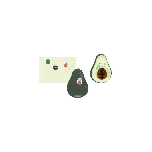 Avocado 3D Layered Greeting Card