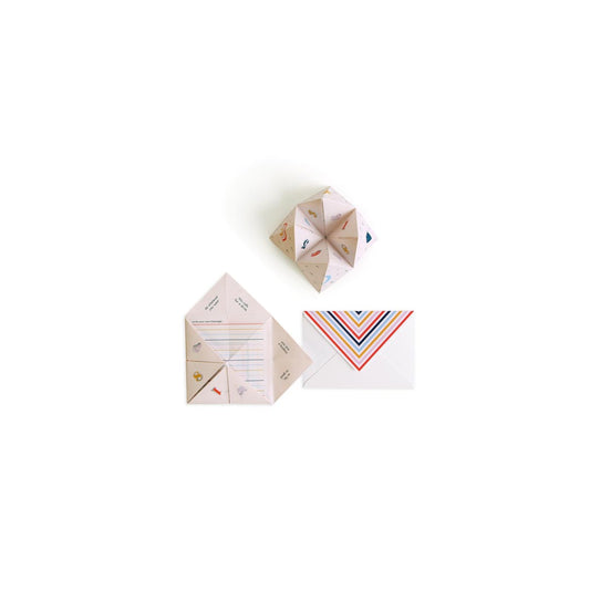 Cootie Catcher 3D Layered Greeting Card