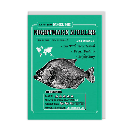 Nightmare Nibbler Greeting Card