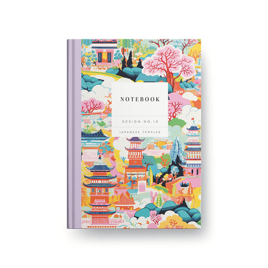 Design No.13 Japanese Temples Hardback Notebook