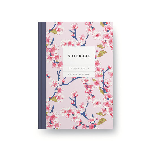 Design No.15 Cherry Blossom Hardback Notebook