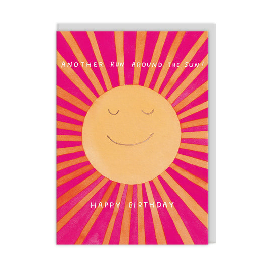 Run Around The Sun Birthday Card