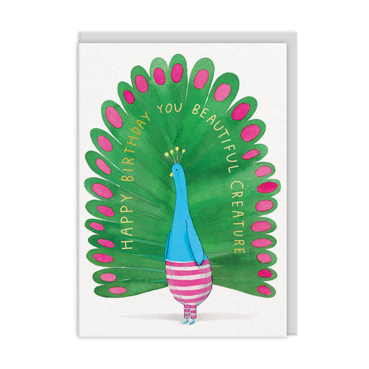 You Beautiful Creature Birthday Card