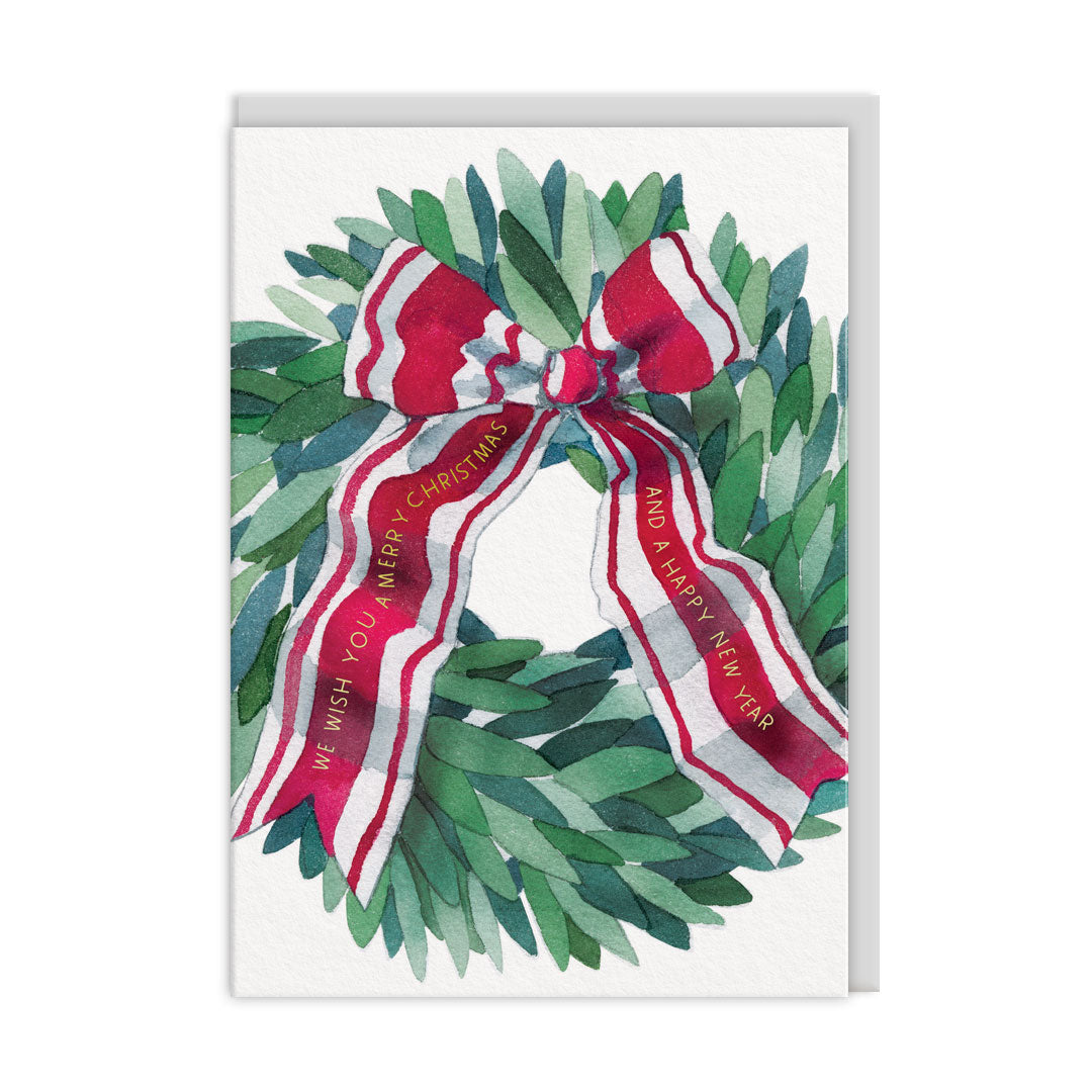 Christmas Wreath Greeting Card