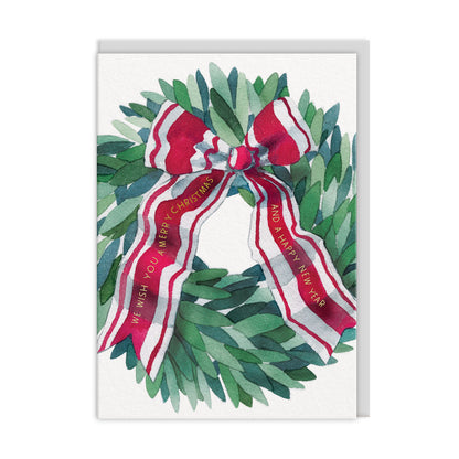 Christmas Wreath Greeting Card