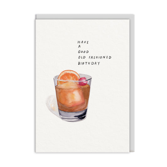 Old Fashioned Birthday Card