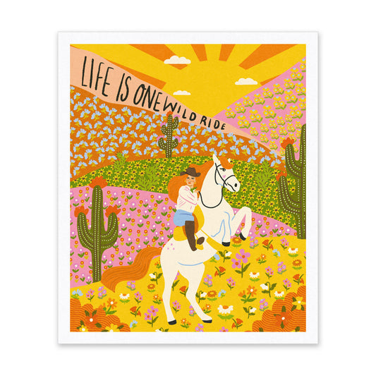 Wild Ride Riso Print (10x12)