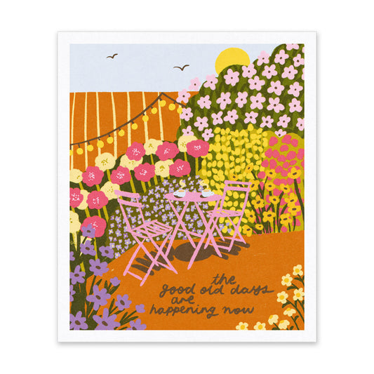 Good Old Days Riso Print (10x12)