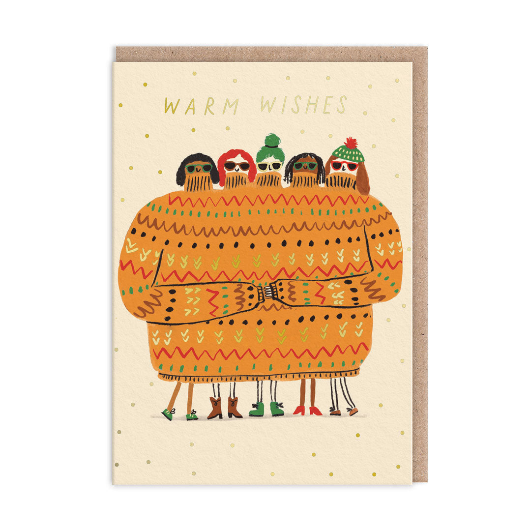 Warm Wishes Jumper Greeting Card