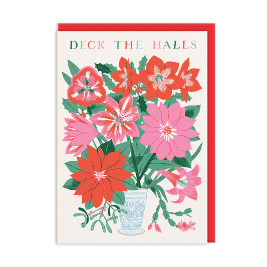 Deck The Halls Christmas Card