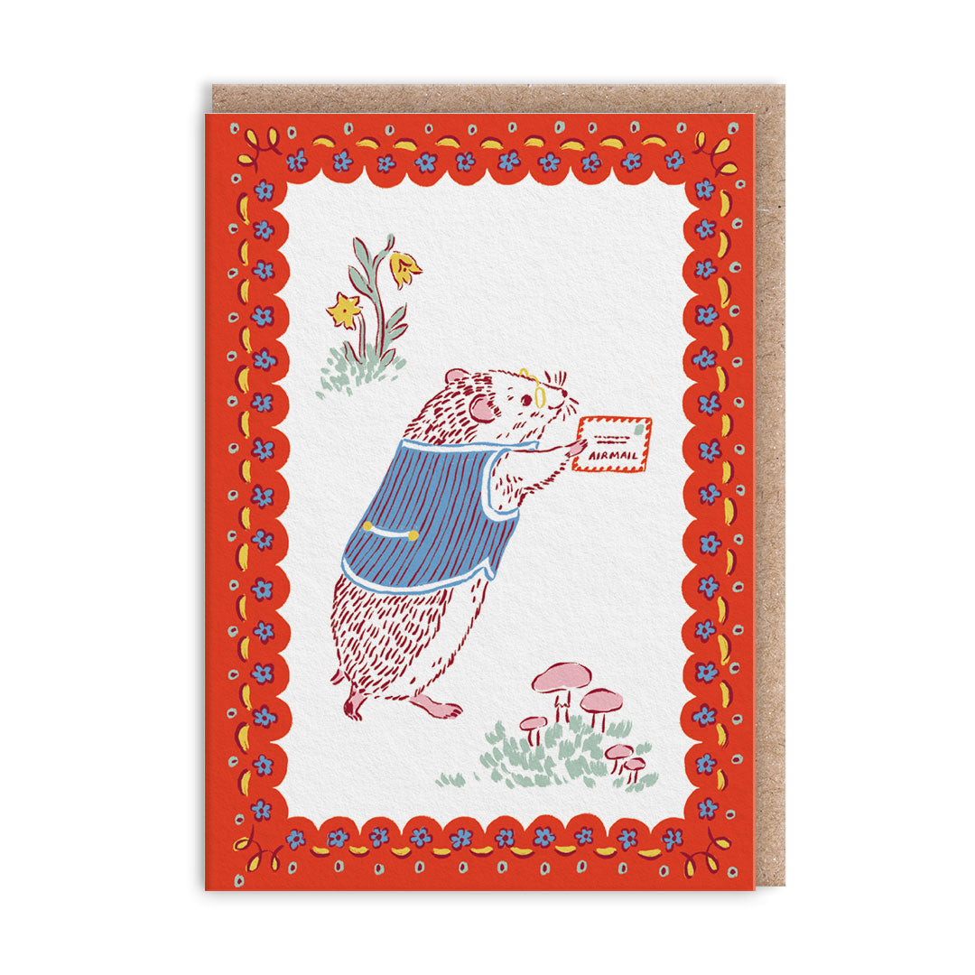Hedgehog Mini Greeting Card