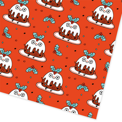 Christmas Pudding Gift Wrap