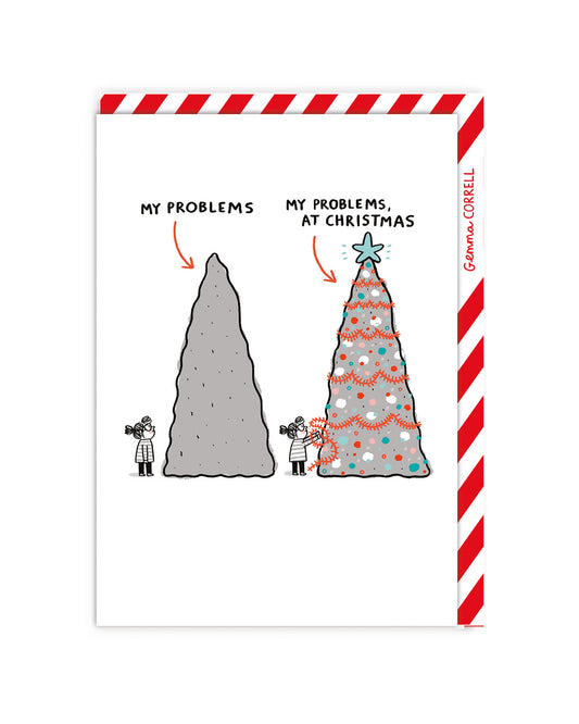 My Problems at Christmas Greeting Card