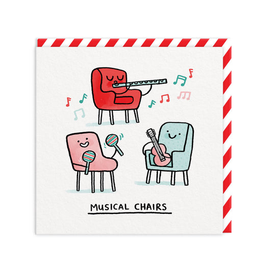 Musical Chairs Greeting Card