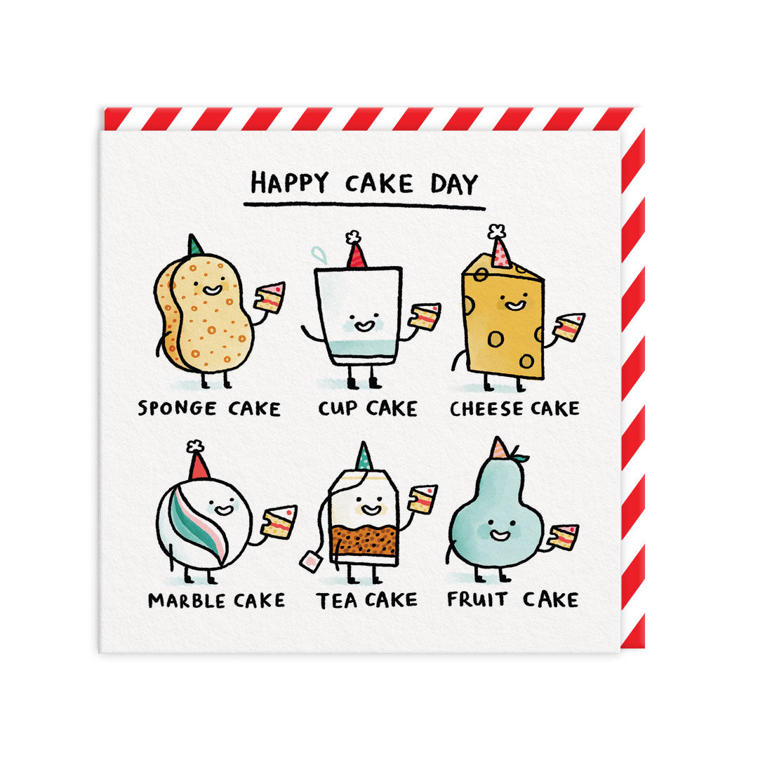 Happy Cake Day Birthday Card