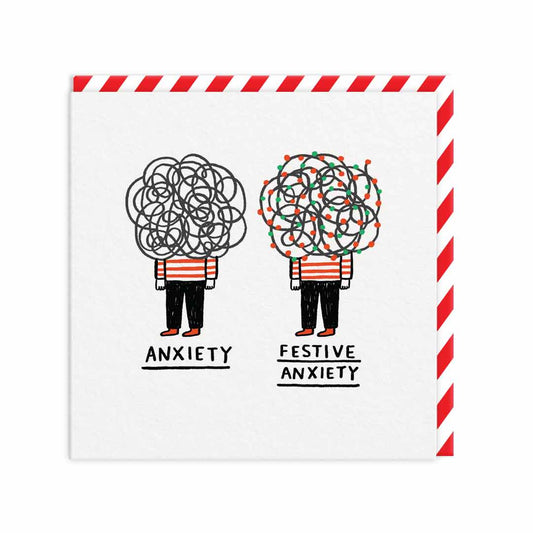 Festive Anxiety Greeting Card