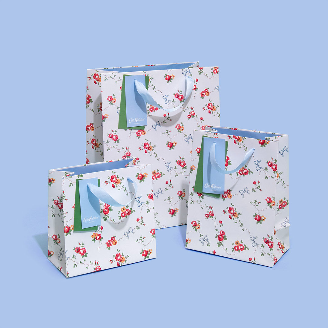 Rose and Bows Large Gift Bag
