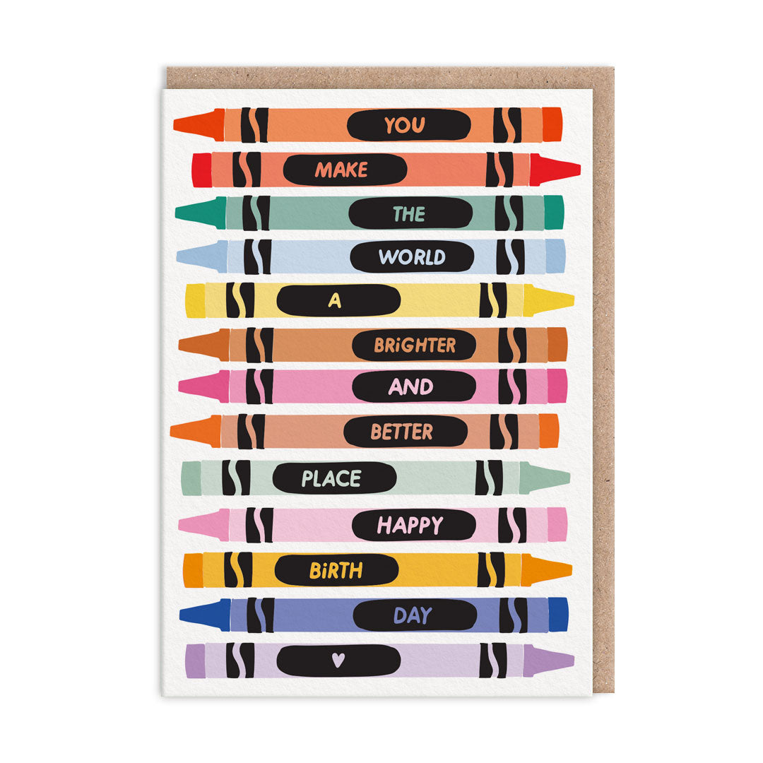 You Make The World A Better Place Greeting Card – Ohh Deer
