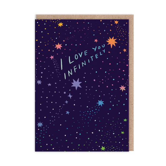 I Love You Infinitely Valentine's Day Card