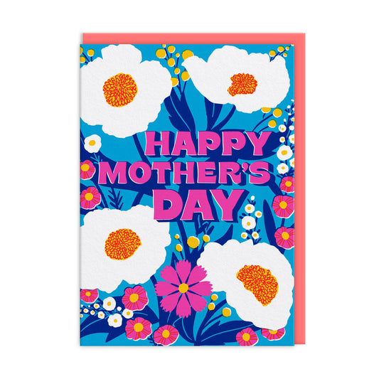 Bold Floral Mother's Day Card