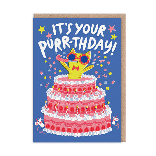 It's You're Purrthday Card